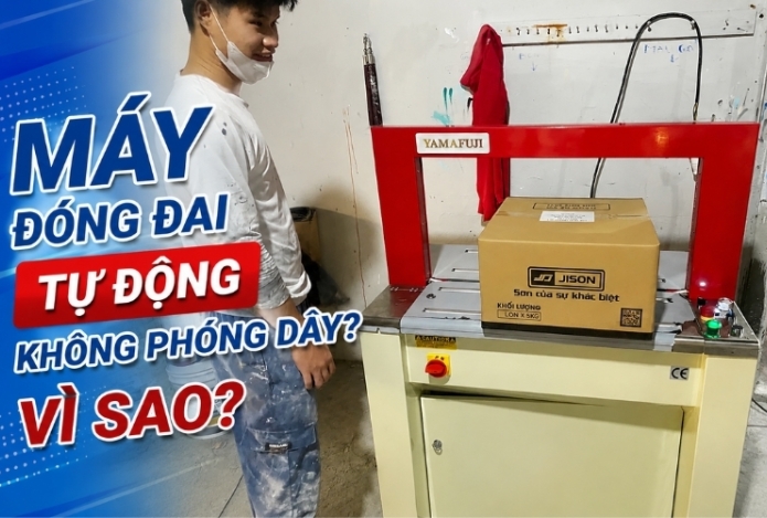 Máy Đóng Đai Tự Động Không Phóng Dây? Vì Sao? 